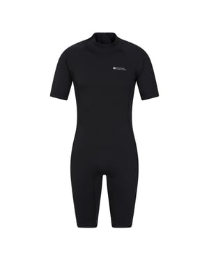 Mountain Warehouse Heren kort wetsuit (Zwart)