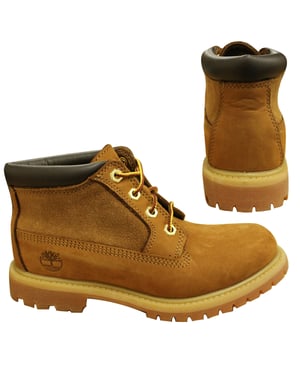 Timberland Nellie Lace Up Rust Läder Dam Ankel Chukka Kängor A1GYM X2A