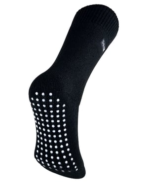 THMO - Mens Thermal Fleece Lined Slipper Socks with Non Slip Grips