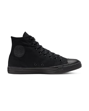 Converse All Star Unisex Chuck Taylor High Top Sneakers - Black Monochrome
