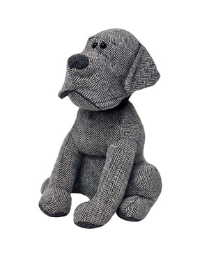Herringbone Dog Door Stop