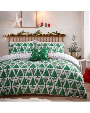 Hide and Seek Santa Duvet Cover Set