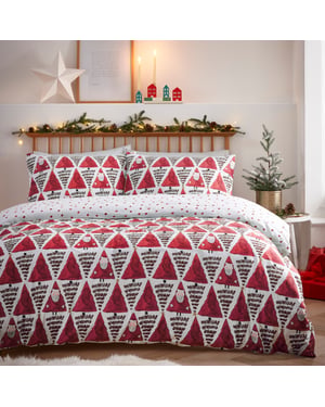 Hide and Seek Santa Duvet Cover Set