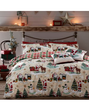 Jolly Santa Duvet Cover Set