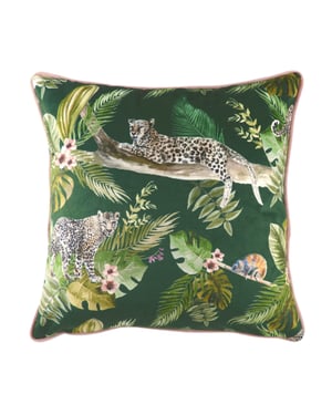 Jungle Leopard Cushion