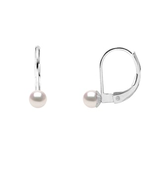 DIADEMA - Earrings - True Japanese Akoya Cultured Pearl - Quality AA+