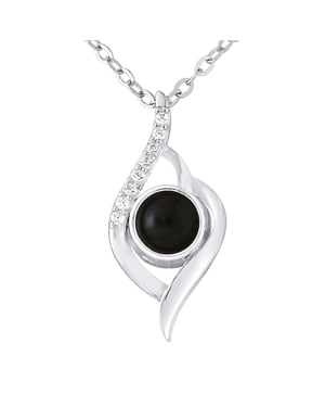 Verborgen bericht ketting - ik hou van je - 925 zilver zirkoniumoxide