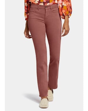 Marilyn Straight Jeans Oranjebruin Gekleurde Denim | Ginger