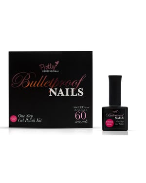Pretty Professional Bulletproof Nails Gel Polish Kit Power Pink
