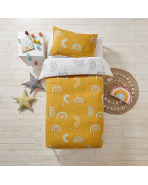 Rainbow Tribe Duvet Cover Set
