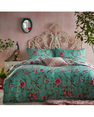 Vintage Chinoiserie Duvet Cover Set