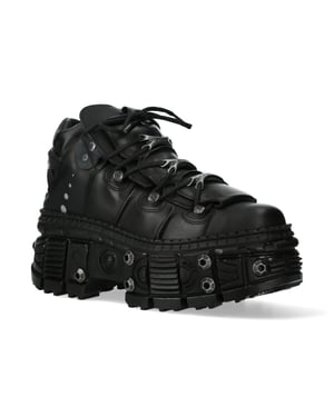 New Rock Goth leren enkellaarzen-WALL106-S25
