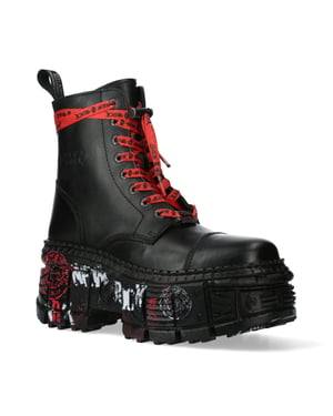 New rock punk platform leren laarzen-WALL126CCT-C1