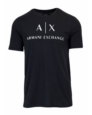 Armani Exchange Heren T-Shirt in Zwart