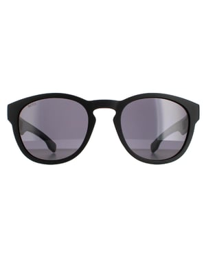 Hugo Boss Round Mens Matte Black Grey Grey BOSS 1452/S