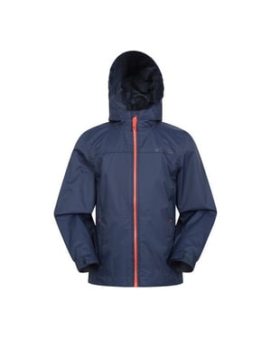 Mountain Warehouse Kinderen/Kinderen Torrent waterdichte jas met getapete naad (Blauw)