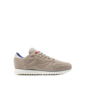 Reebok ZAP CL Outdoor Lace Up Beige Suede Leather Womens Trainers AQ9778
