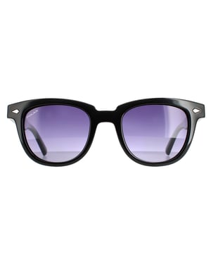 Polar Oval Mens Black Grey Purple Gradient Riley
