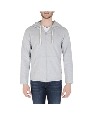 19V69 Italia Mens Hoodie Light Grey THOMAS LIGHT GREY