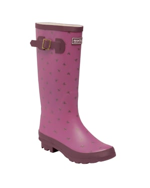 Regatta - Dames Ly Fairweather II Hoge Duurzame Rubberen Laarzen (Violet/Fig Rose Blush)