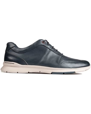 Clarks Un Tynamo Tie Mens Navy Shoes