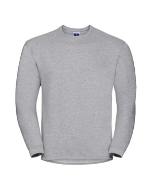 Russell Zwaargewicht uniseks sweater voor volwassenen (Licht Oxford)