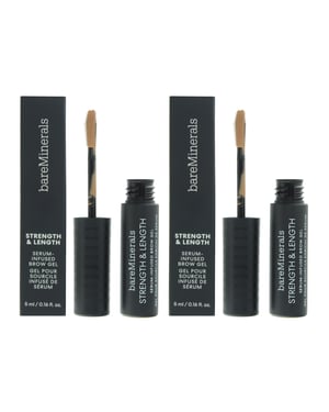 Bare Minerals Strength And Length Brow Gel 5ml x 2