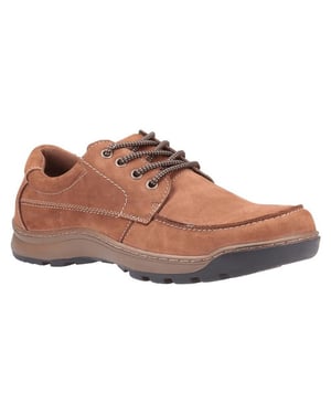 Hush Puppies Mens Tucker Lace Up Shoes (Tan)