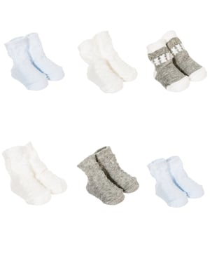 Pack-6 Printed socks 2001 baby
