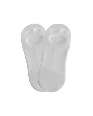 Superga Unisex Adult Invisible Socks (Pack of 2) (White)