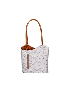 Gave Lux Rugzak vrouwen GREY/COGNAC