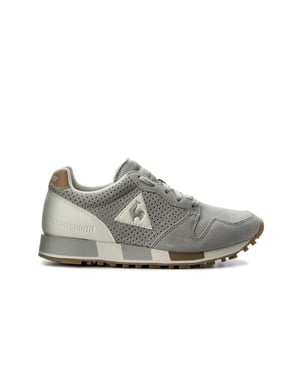 Le Coq Sportif Omega Premium Heren Grijze Trainers