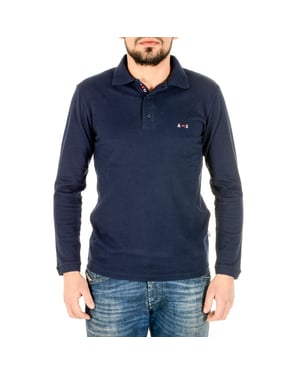 Andrew Charles By Andy Hilfiger Mens Polo ALABAMA NAVY