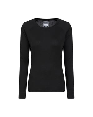 Mountain Warehouse Dames/Dames Talus Top met lange mouwen (Zwart)