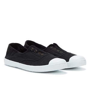Victoria Inglesa Elastico Womens Trainers - (Black)