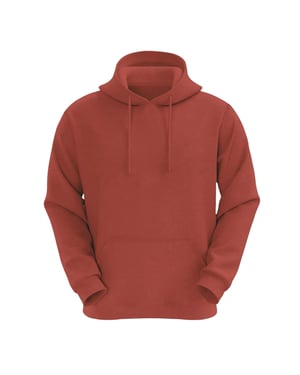 VR2 Denim Mens Plain Hoodie Long Sleeve Pullover