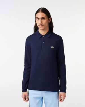 Lacoste Original L.12.12 Mens Long Sleeve Cotton Polo Shirt