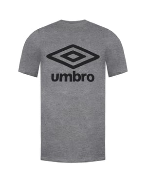 Umbro T-shirt med stor logotyp, grå, för herrar