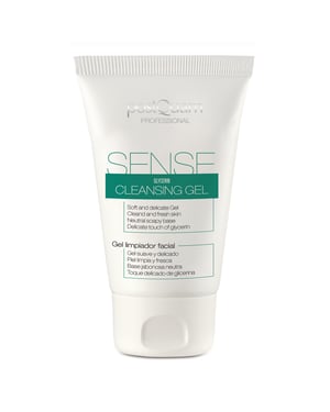 GEZICHTSREINIGINGSGEL VOOR DE FIJNE EN GEVOELIGE HUID 150 ML.