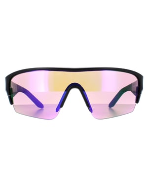 Dragon Semi Rimless Mens Matte Black Lumalens Purple & Spare Tracer X
