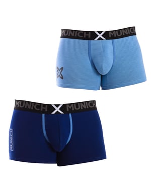 Pack-2 Elastische herenboxershort van katoen MU_DU0280