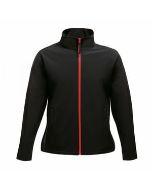 Regatta - Dames Ablaze Printable Softshell Jas (Zwart/Rood)