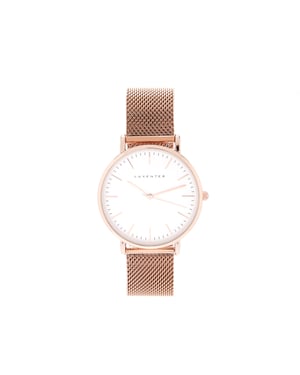 Luxenter tif-klocka 18K roséguldpläterad finish
