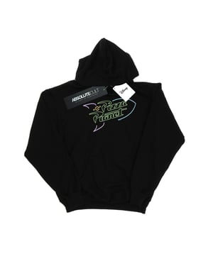 Disney Jongens Toy Story Neon Pizza Planet Hoodie (Zwart)
