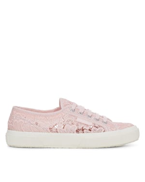 Superga Dames/Dames 2750 Macramé Sportschoenen (Roze Ish/Avorio)