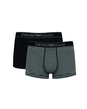 Emporio Armani Boxershorts 2-pack Herr Blå