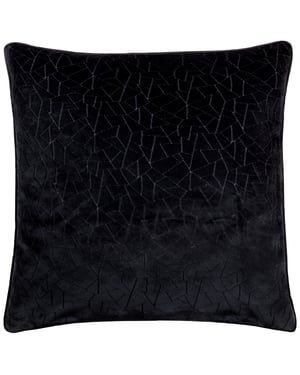 Hoem Malans Cut Velvet Piped Cushion Cover