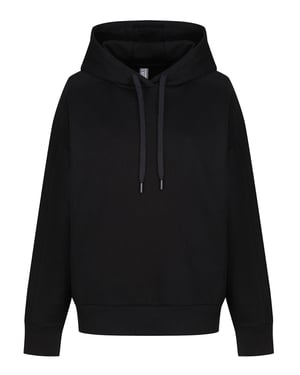 Luke 1977 Womens Jumping Workout Oversized Hoodie in Black