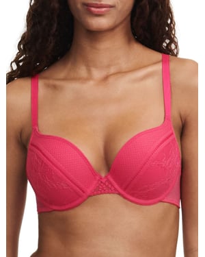 Olivia Extra Push-Up Bra - Lipstick Pink