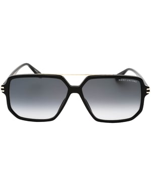 Marc Jacobs donkergrijze SF-lens zwarte zonnebril